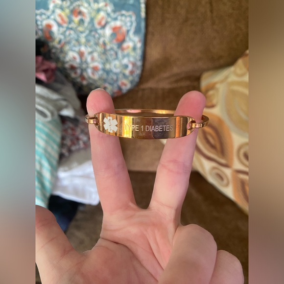 NEW type one diabetes alert cuff bracelet - Picture 5 of 5